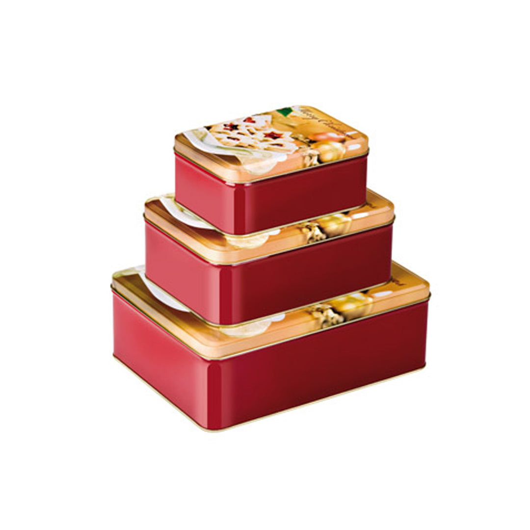 Delicia Коледни кутии "Delicia" 3бр 24/18 см