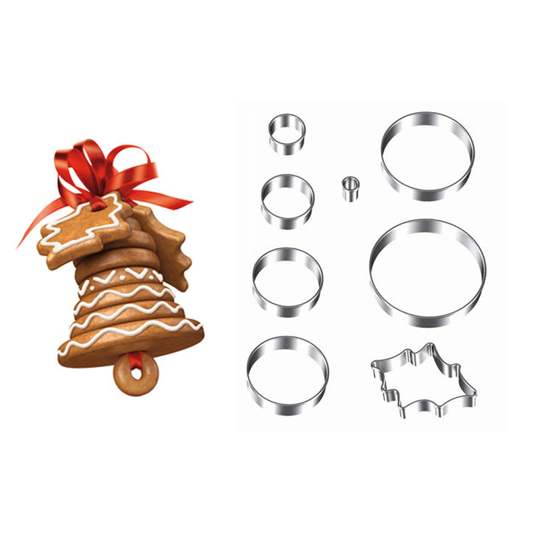 Delicia Сет форми за сладки, коледно звънче 18/15 см