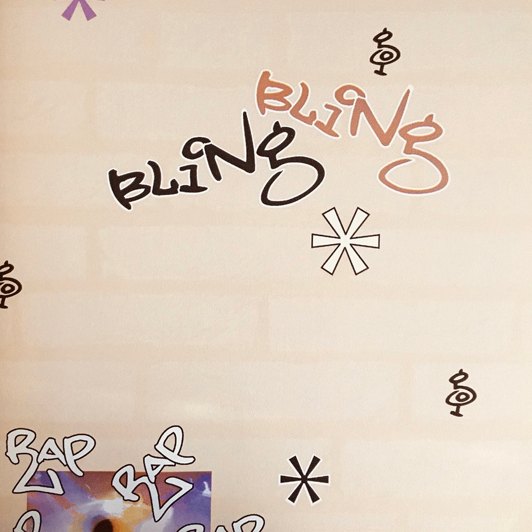 Children's Paper Wallpaper Graffiti for Children's Room 53 cm/10.05 m