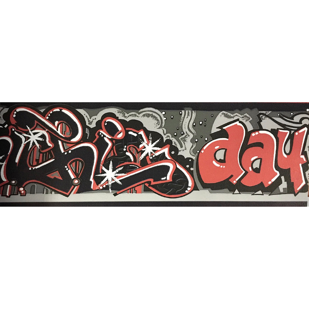 Wallpaper 5819-04 frieze 10m. tattoo red