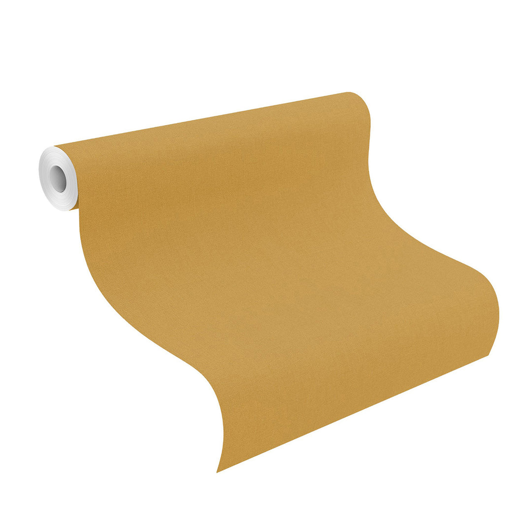 Vinyl Embossed Wallpaper Textile Mustard for Bedroom Living Room Corridor 0.53x10.05 m Mood