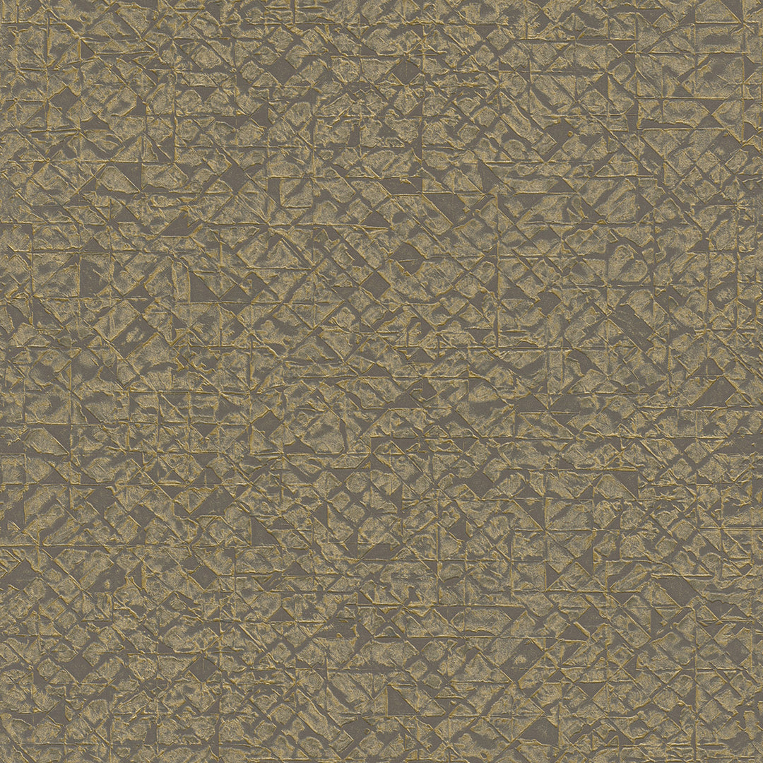Vinyl High-Resistance Wallpaper Golden Fragments Gray Geometric for Living Room Bedroom Corridor Inspiration