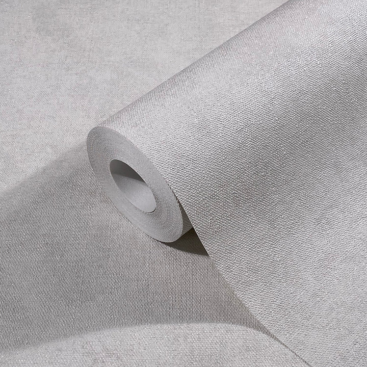 Текстилен ефект Тапет Кремаво сив Пастел плат Еден (Шейдс)