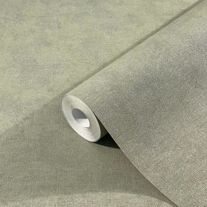 Текстилен ефект Тапет Зелен Пастел плат Еден (Шейдс)