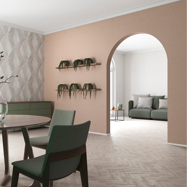 Текстилен ефект Тапет Тъмно розов Пастел плат Еден (Шейдс)