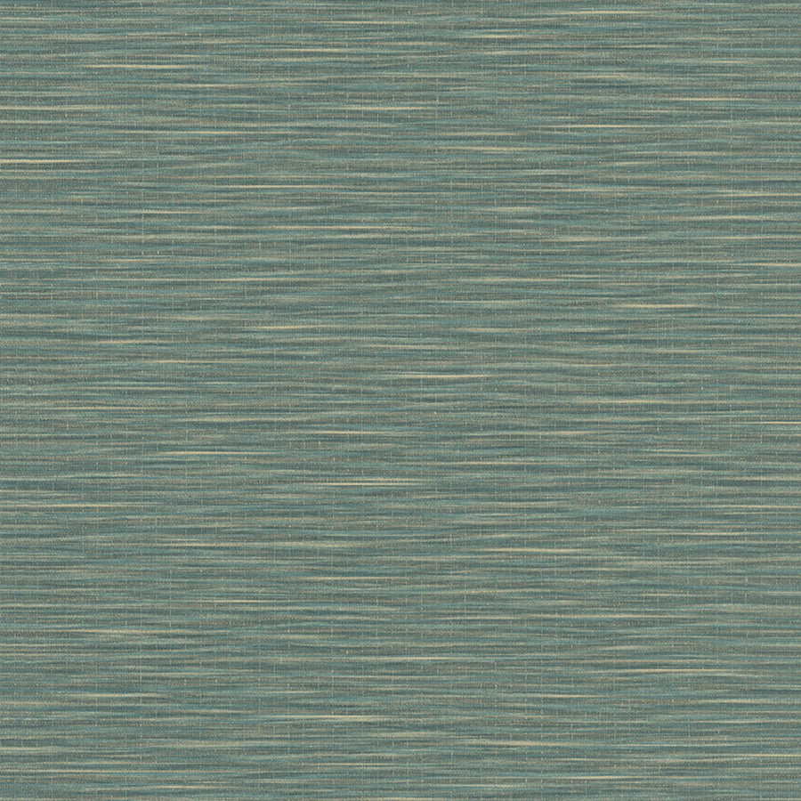 Текстилен ефект Тапет Едноцветен Текстил меланж Зелено Ботаника