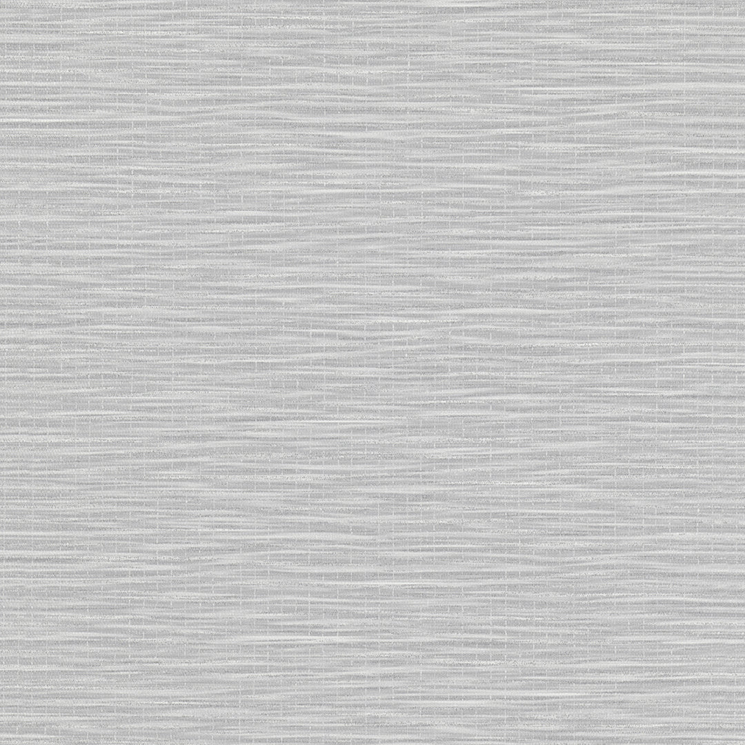 Текстилен ефект Тапет Едноцветен Текстил меланж Сиво Ботаника