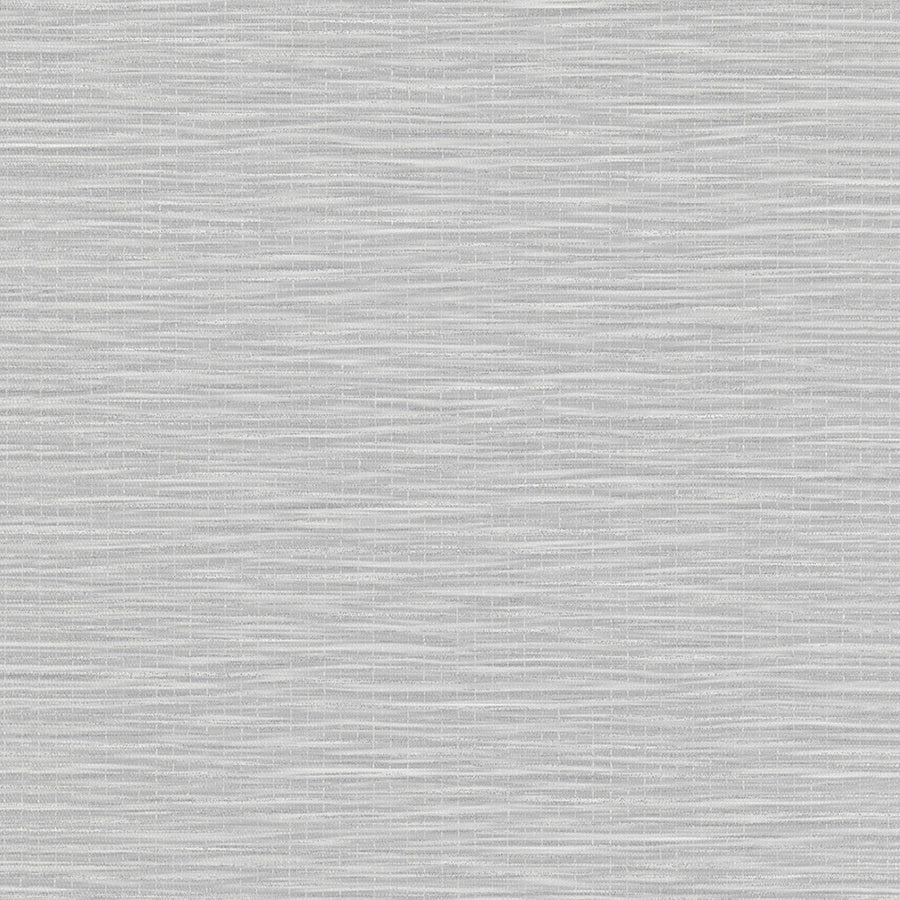 Текстилен ефект Тапет Едноцветен Текстил меланж Сиво Ботаника