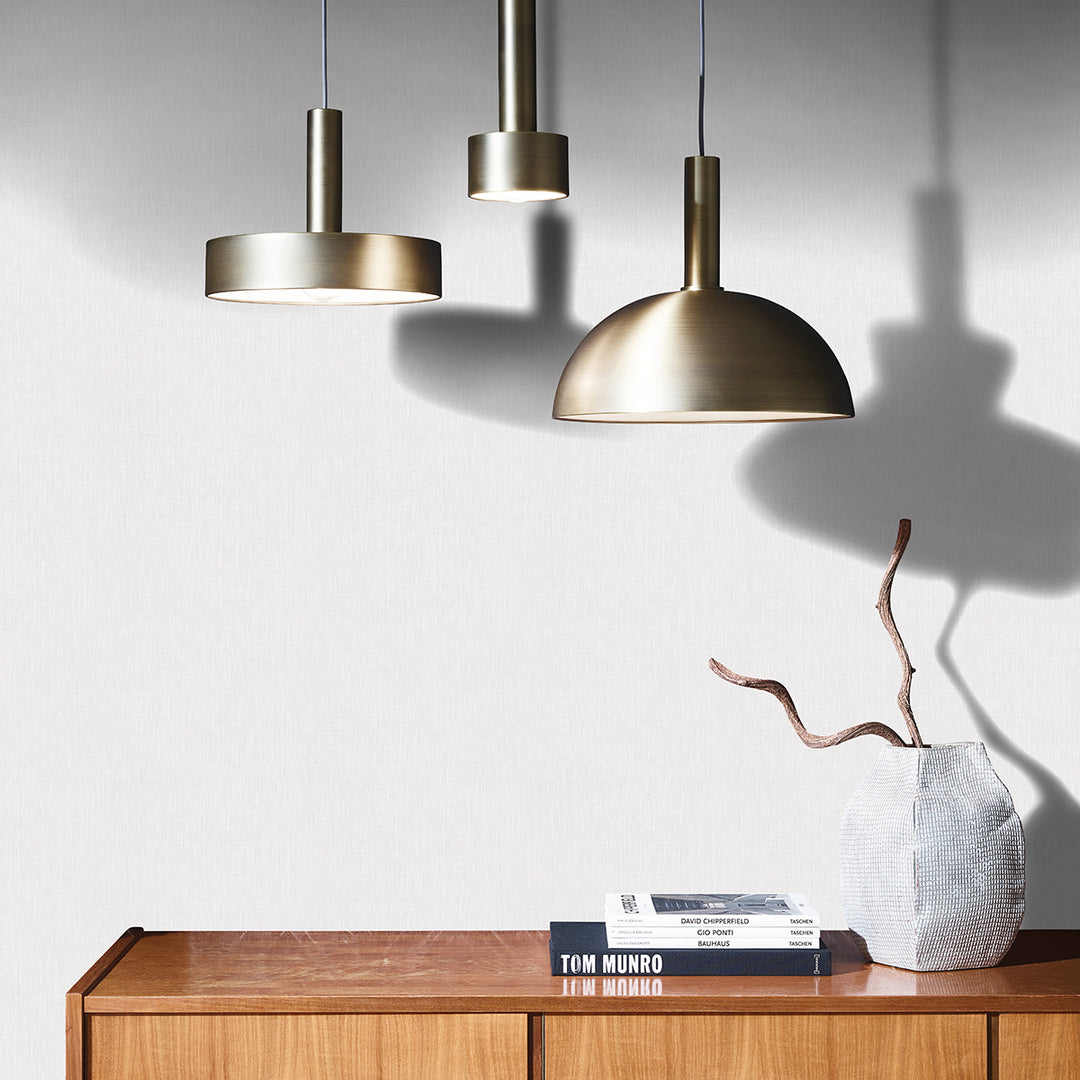 Текстилен ефект Тапет Едноцветен Плат Светлосив Ботаника