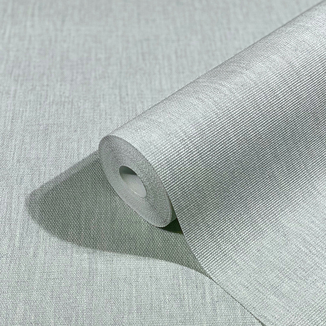 Текстилен ефект Тапет Едноцветен Плат Тюркоаз Ботаника