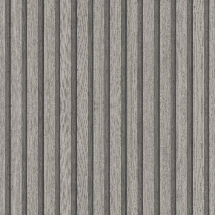 Текстилен ефект Тапет Райе Ламперия Тъмносиво Ботаника