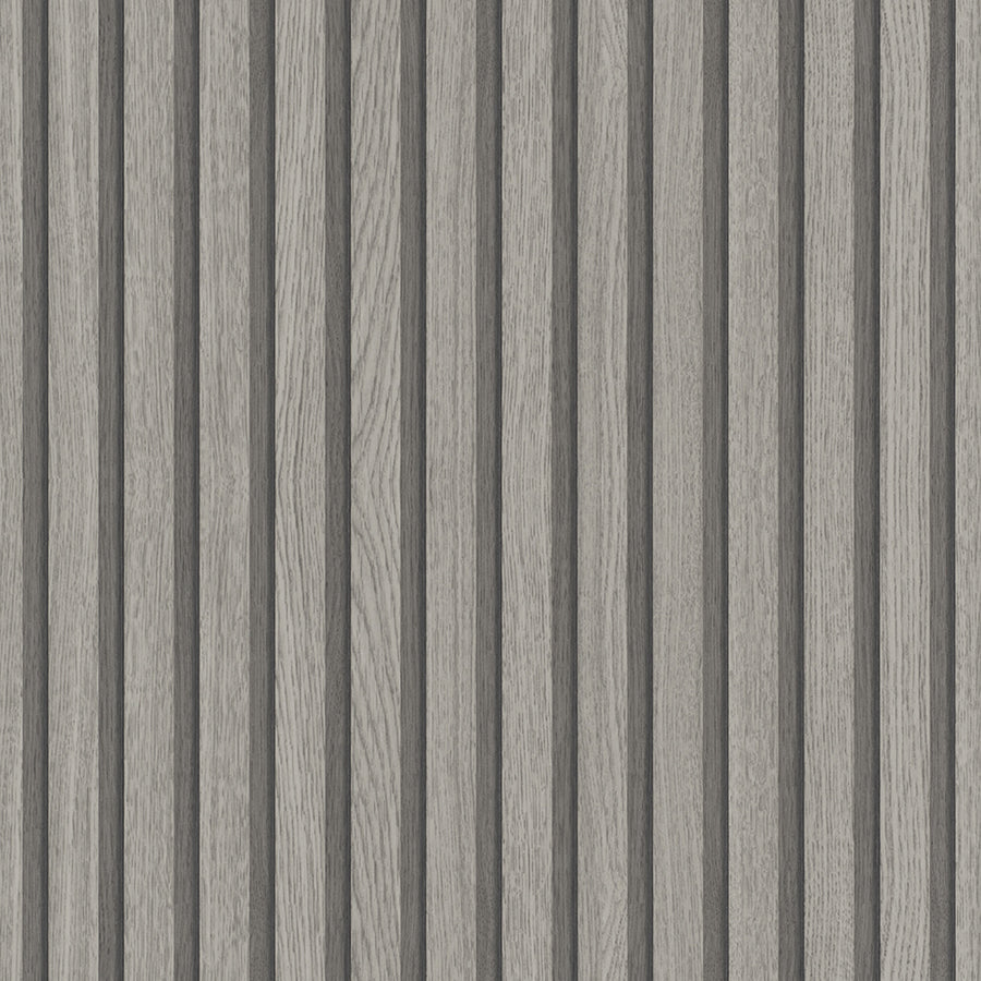 Текстилен ефект Тапет Райе Ламперия Тъмносиво Ботаника