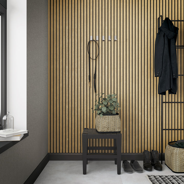 Текстилен ефект Тапет Райе Ламперия Дъб Ботаника