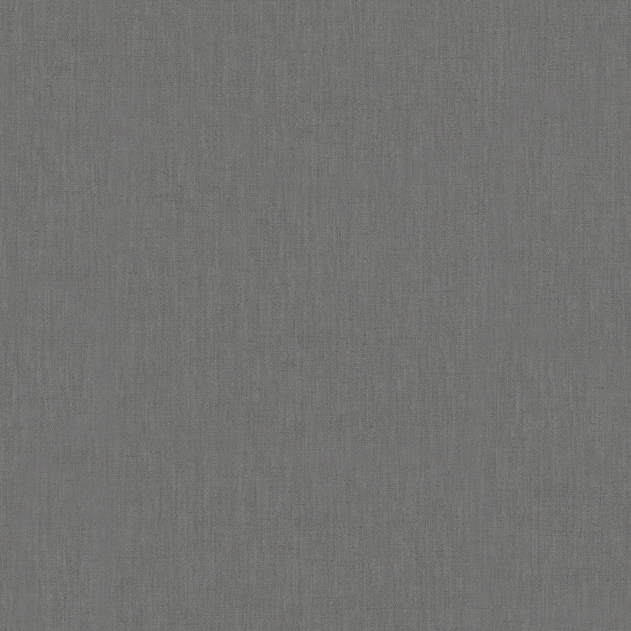 Текстилен ефект Тапет Едноцветен Плат Антрацит Ботаника