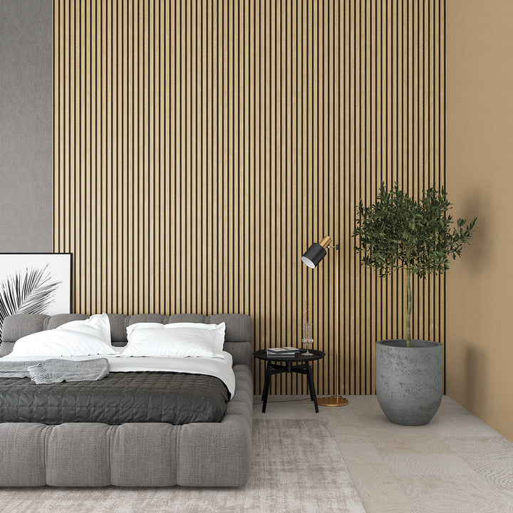 Текстилен ефект Тапет Едноцветен Плат Антрацит Ботаника