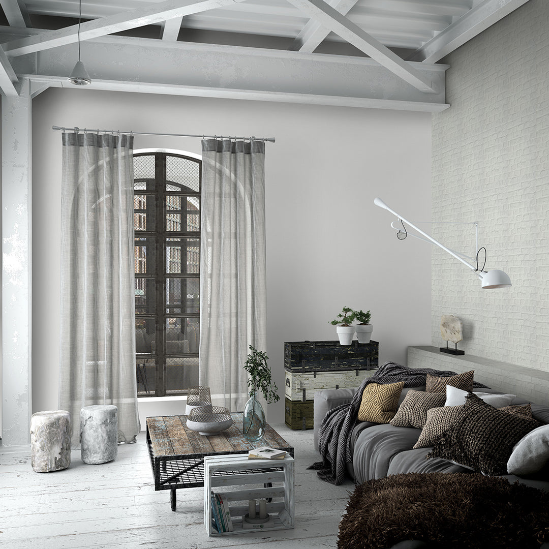 Текстилен ефект Тапет Плат Бяло Кумано