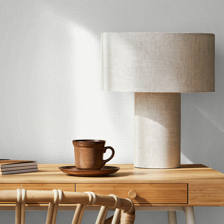 Текстилен ефект Тапет Плат Бяло Кумано