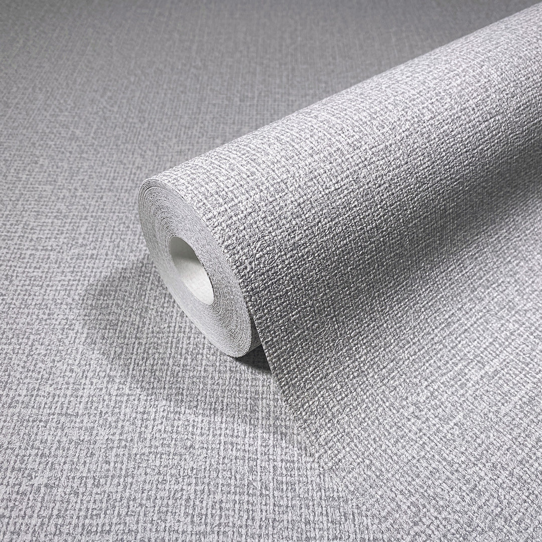Текстилен ефект Тапет Плат Сиво Кумано