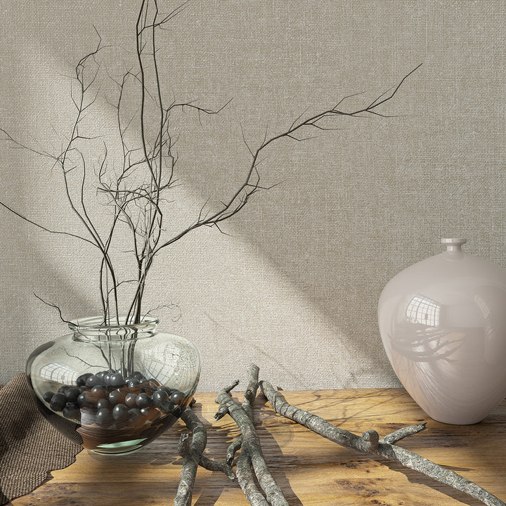 Текстилен ефект Тапет Плат Кремаво Кумано