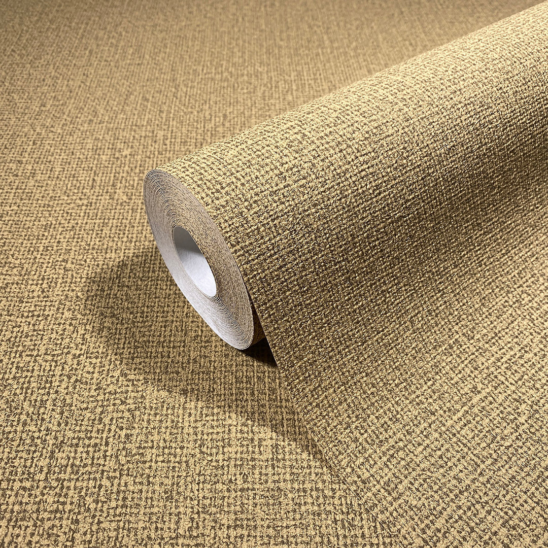 Текстилен ефект Тапет Плат Жълто Кумано