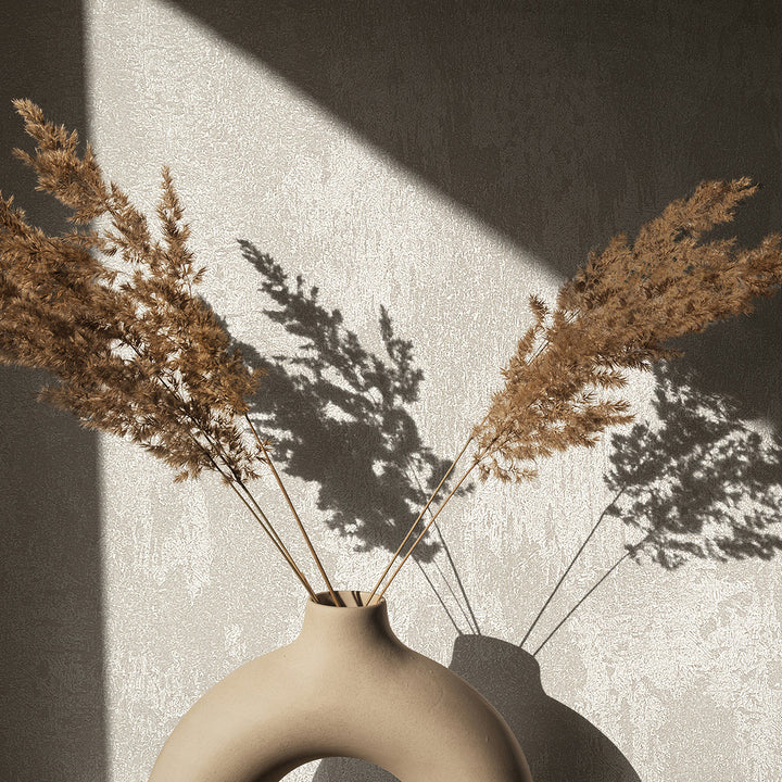 Луксозен копринен ефект Тапет Мазилка Бяло City Romance