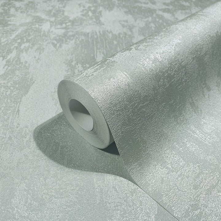 Луксозен копринен ефект Тапет Мазилка Бледо тюркоазено City Romance