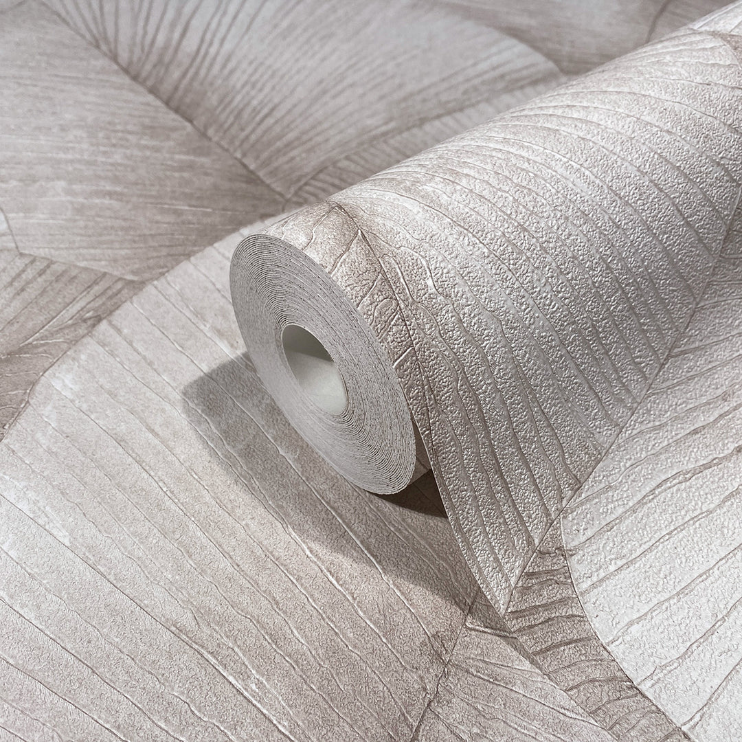 Високоустойчив Тапет Големи листа Розово Кумано