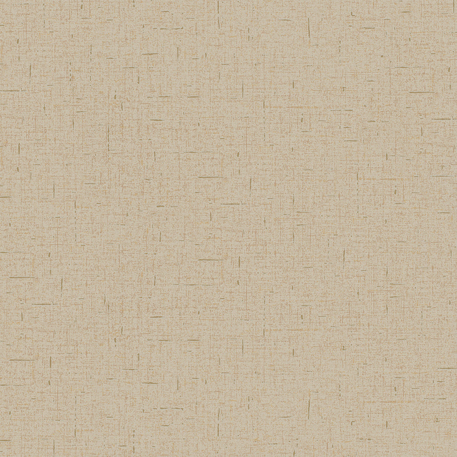 Луксозен текстилен ефект Тапет Едноцветен Бежово златно плат City Romance