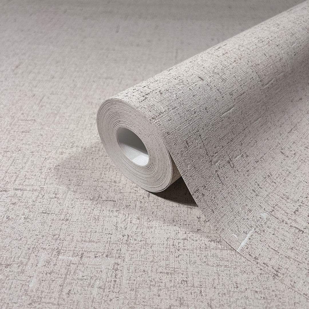 Луксозен текстилен ефект Тапет Едноцветен Бежово розово плат City Romance