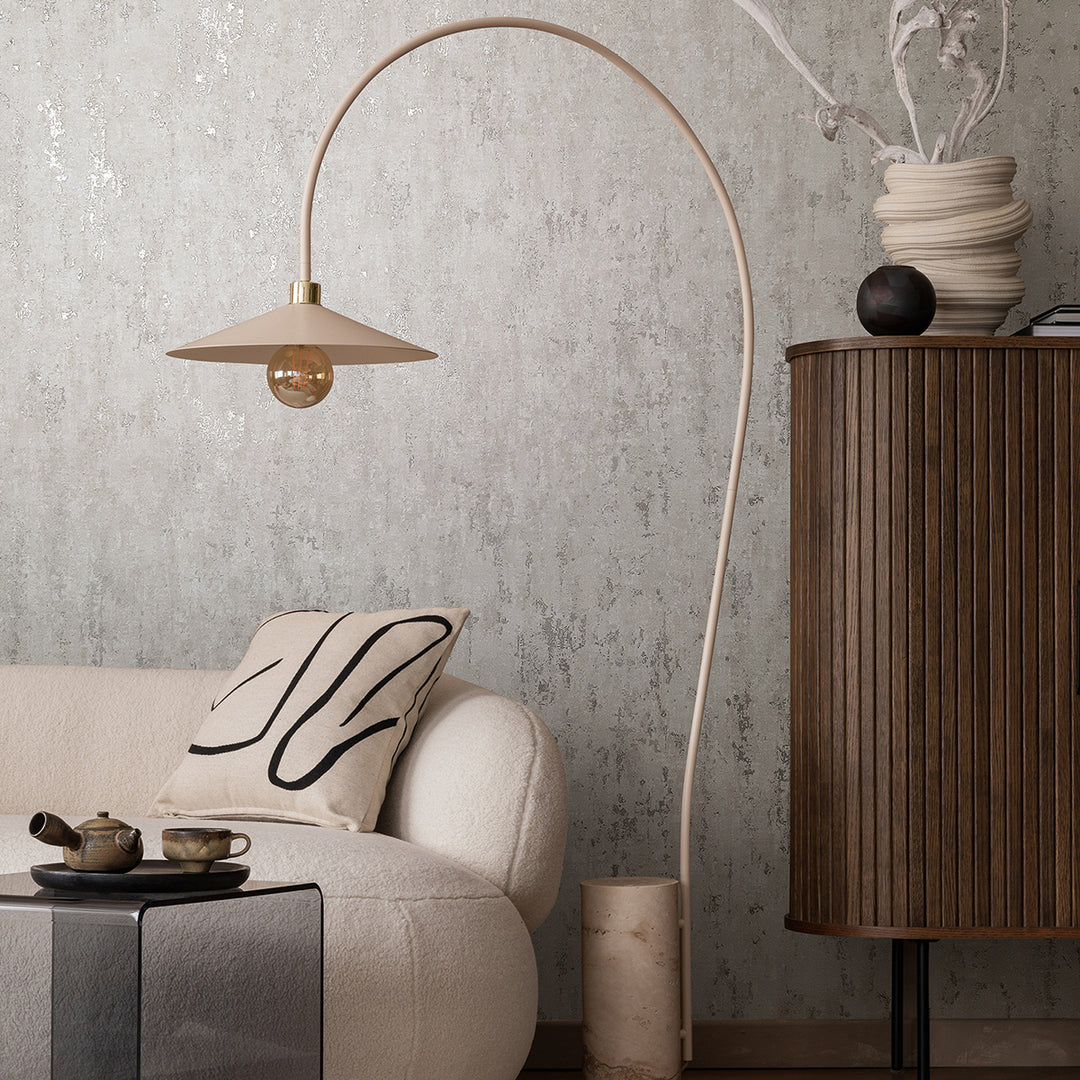 Луксозен Тапет Винтидж мазилка Таупе City Romance