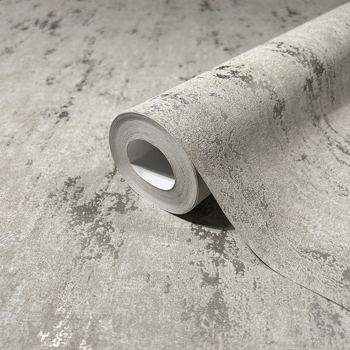 Луксозен Тапет Винтидж мазилка Таупе City Romance