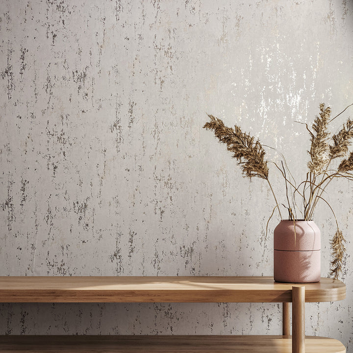 Луксозен Тапет Винтидж мазилка Бежово City Romance