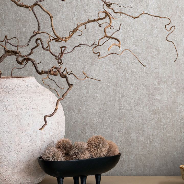 Луксозен Тапет Фина мазилка Бежово сиво City Romance