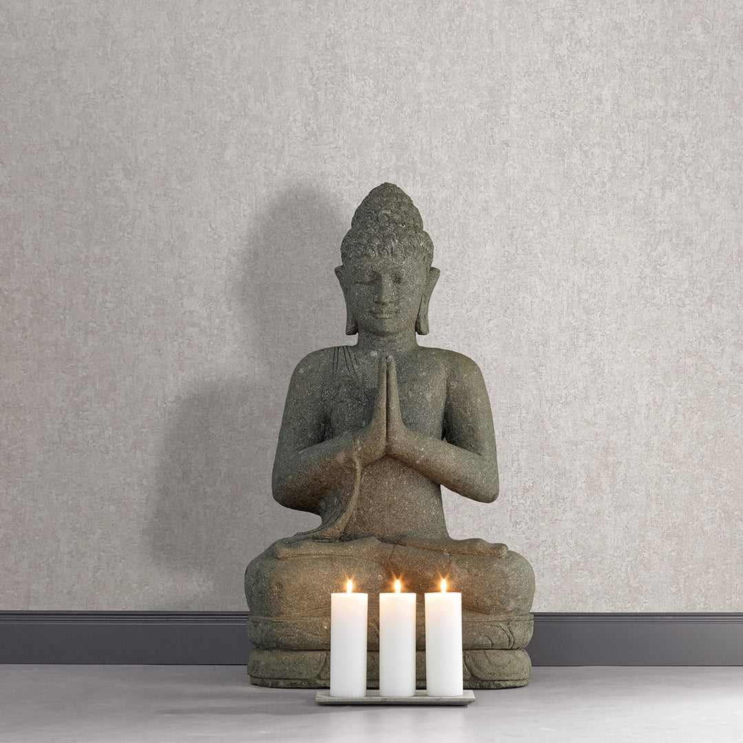 Луксозен Тапет Фина мазилка Сиво City Romance