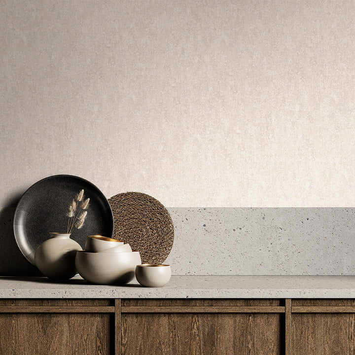 Луксозен Тапет Фина мазилка Сиво бежово City Romance