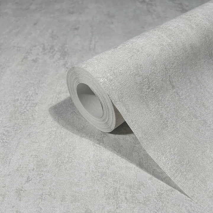 Луксозен Тапет Винтидж мазилка Светло сиво City Romance