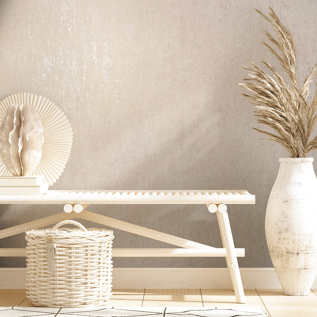 Луксозен Тапет Винтидж мазилка Кремаво City Romance