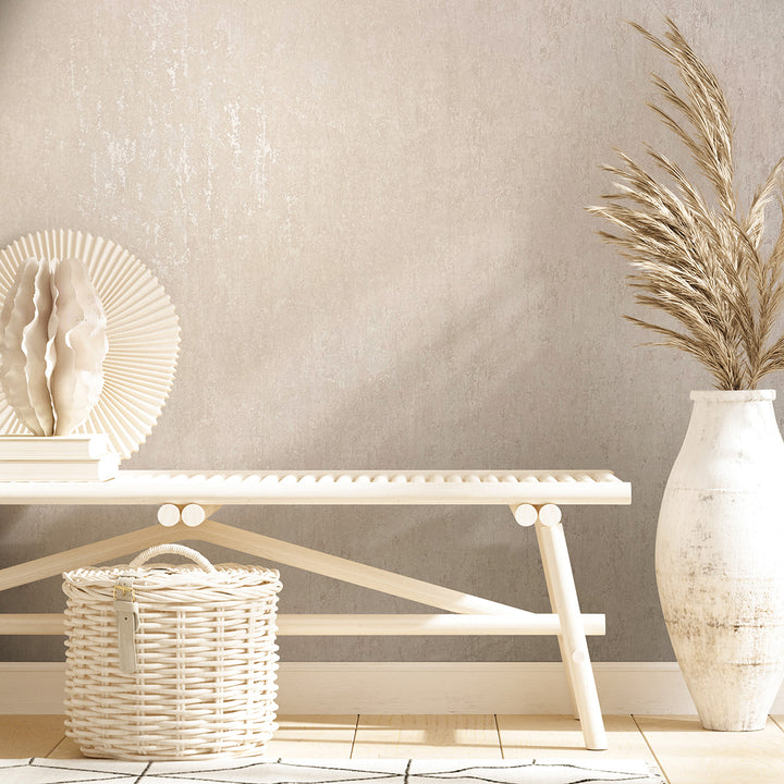 Луксозен Тапет Винтидж мазилка Кремаво City Romance