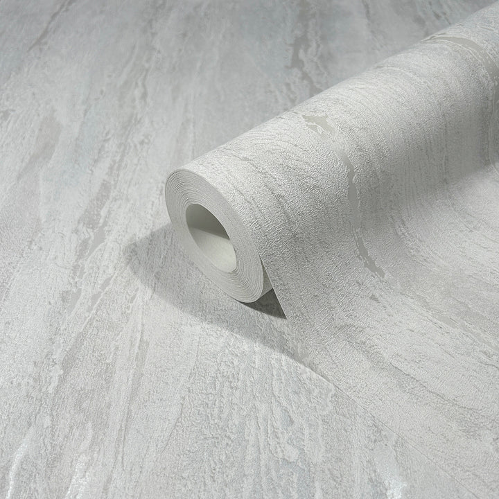 Луксозен Тапет Вертикална мазилка Бяло City Romance