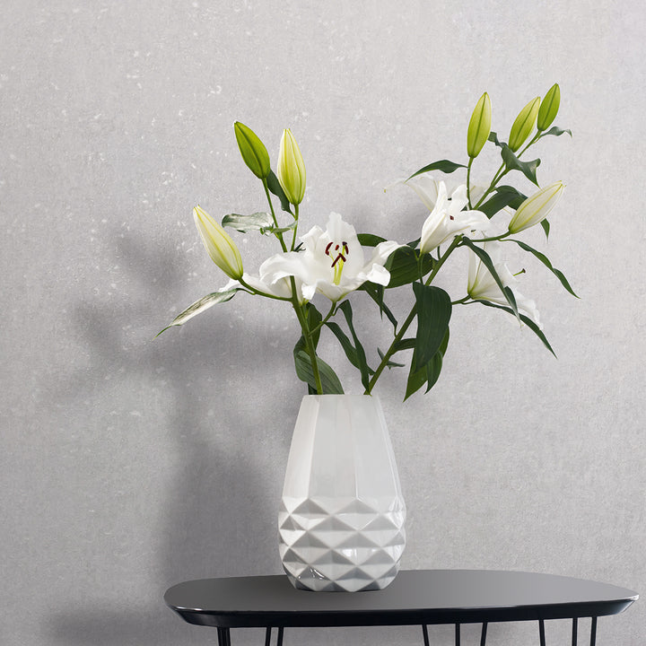 Луксозен Тапет Фина мазилка Бяло City Romance