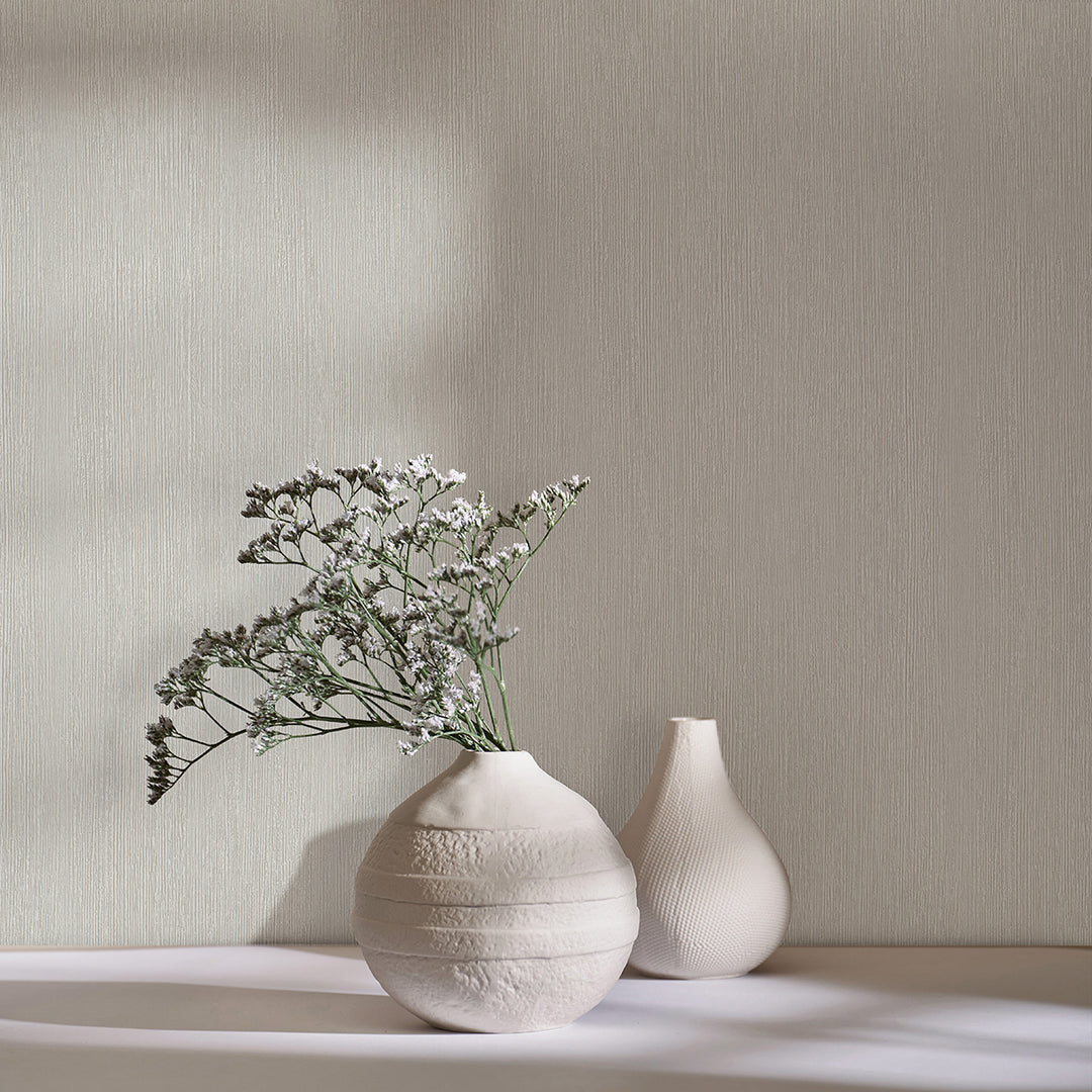 Винилов високоустойчив Тапет Едноцветен Светло бежово Timber