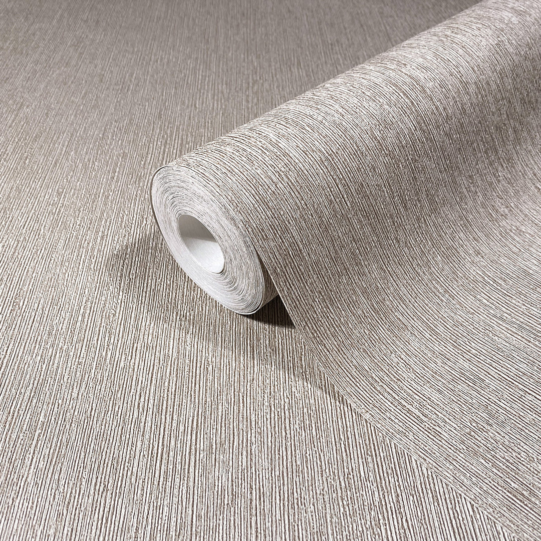 Винилов високоустойчив Тапет Едноцветен Бежово сиво Timber