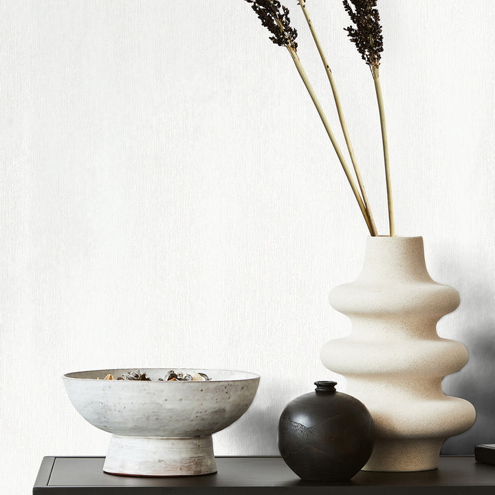 Винилов високоустойчив Тапет Едноцветен Бяло Timber