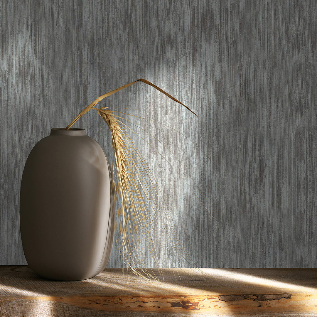 Винилов високоустойчив Тапет Едноцветен Сиво бежово Timber