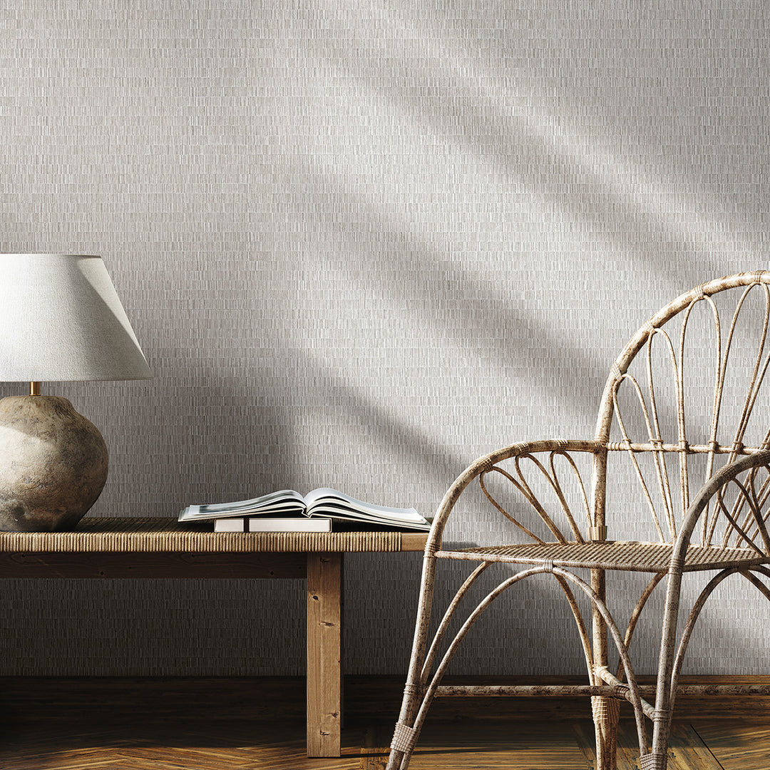 Винилов високоустойчив Тапет Рогозка Сиво Timber