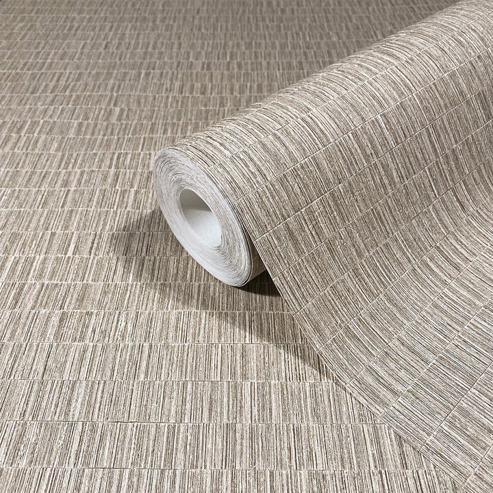 Винилов високоустойчив Тапет Рогозка Таупе Timber