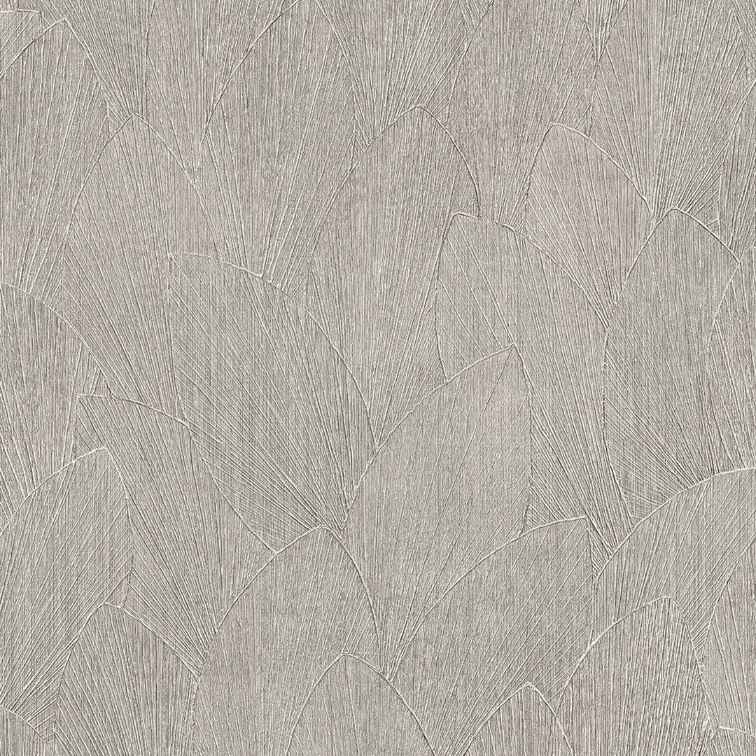 Винилов високоустойчив Тапет Релефни листа Бежово сиво Timber