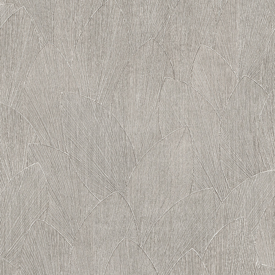 Винилов високоустойчив Тапет Релефни листа Бежово сиво Timber