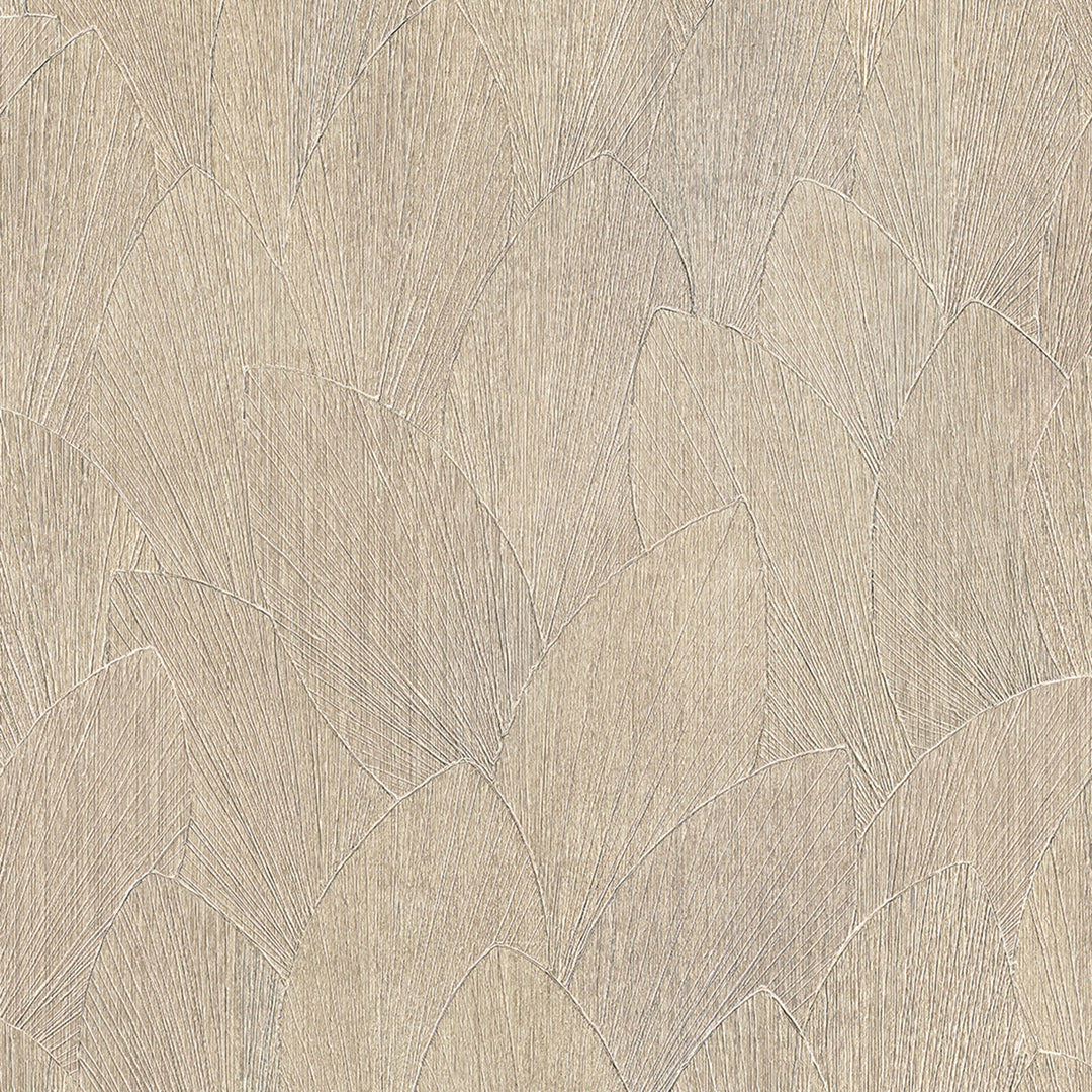 Винилов високоустойчив Тапет Релефни листа Жълтокафяво Timber