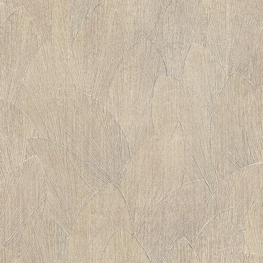 Винилов високоустойчив Тапет Релефни листа Жълтокафяво Timber